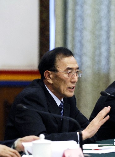 资料图片： 西藏自治区主席向巴平措（藏族）。 新华社记者 尹栋逊 摄