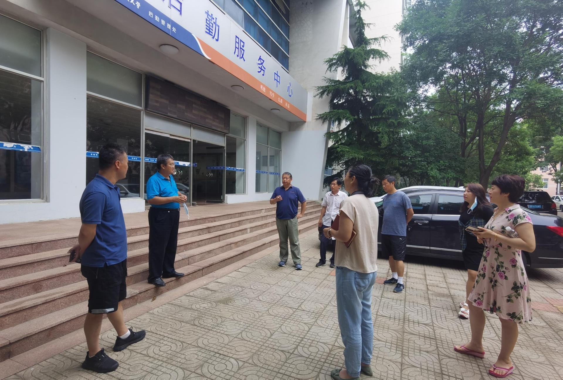 后勤处开展公寓校舍疫情防控工作专项检查